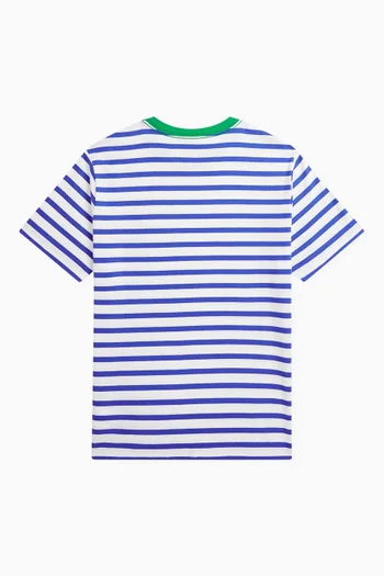 Crewneck T-shirt in Cotton Jersey
