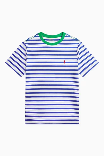 Crewneck T-shirt in Cotton Jersey