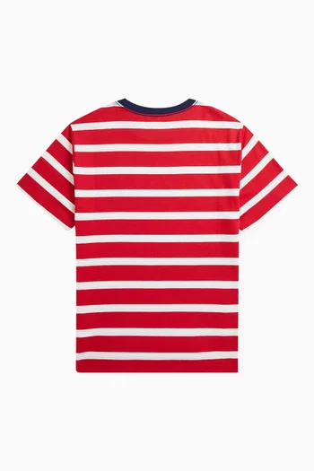 Striped T-shirt in Cotton Jersey