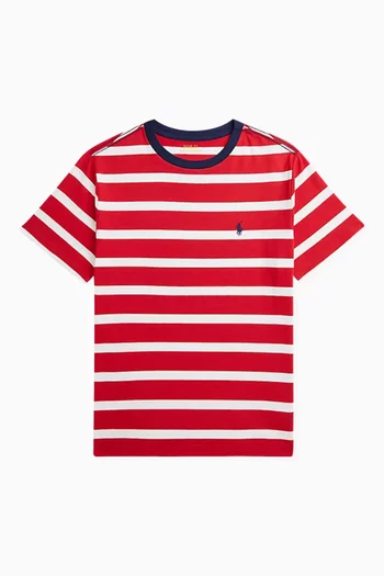 Striped T-shirt in Cotton Jersey