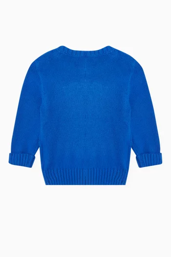 Polo Bear Sweater in Cotton-knit