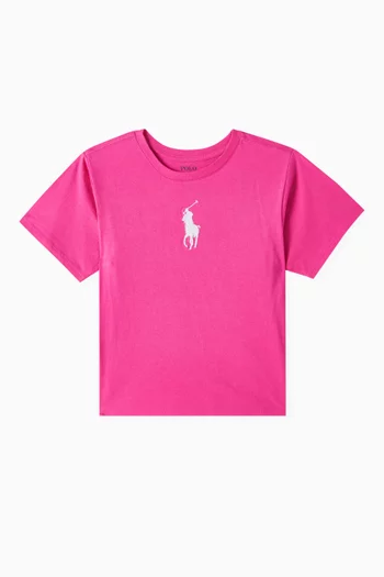 Polo Pony T-shirt in Cotton