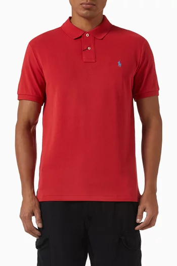 Polo Pony Polo Shirt in Cotton Pique