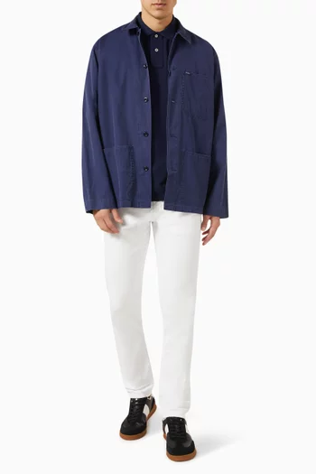 Logo-appliqué Polo Shirt in Cotton