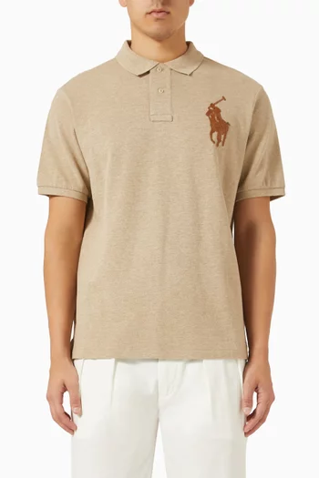 Logo-appliqué Polo Shirt in Cotton