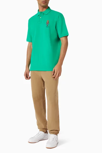 Bear Polo T-shirt in Cotton