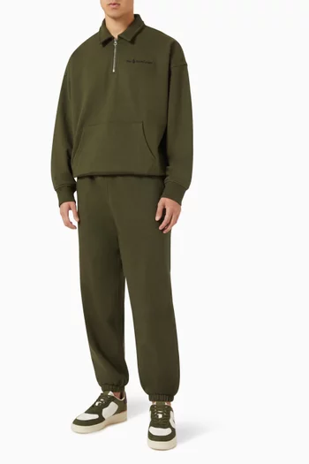 Quarter-zip Sweatshirt in Cotton