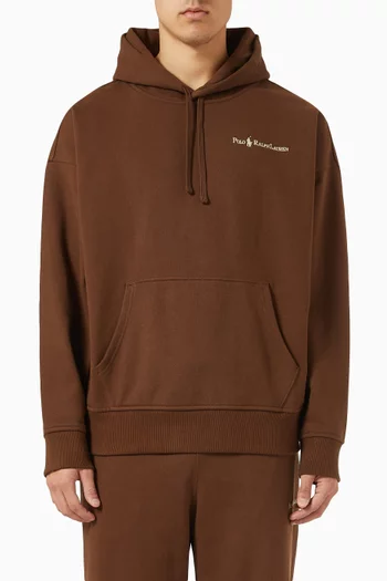 Logo Hoodie in Cotton Fleece