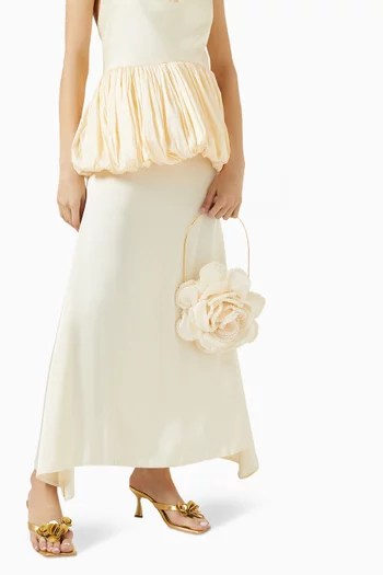 Rose des Vents Top-handle Bag in Taffeta