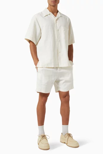 Garden Shorts in Linen-blend