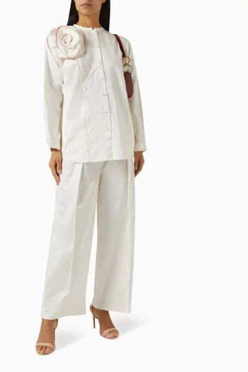 Rosette Shirt in Cotton