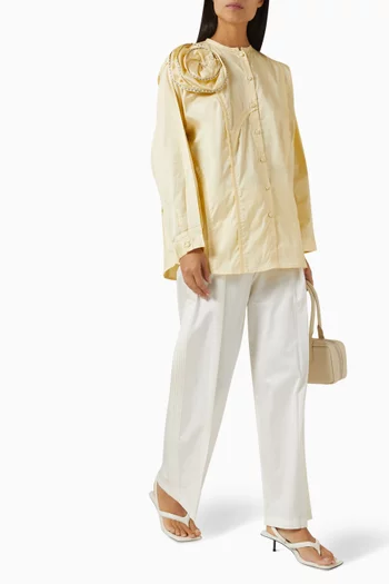 Rosette Shirt in Cotton