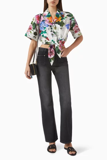 Mid-rise Straight-leg Jeans