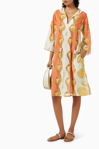 Villa Hoodie Dress in Cotton