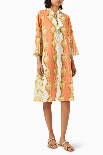Villa Hoodie Dress in Cotton