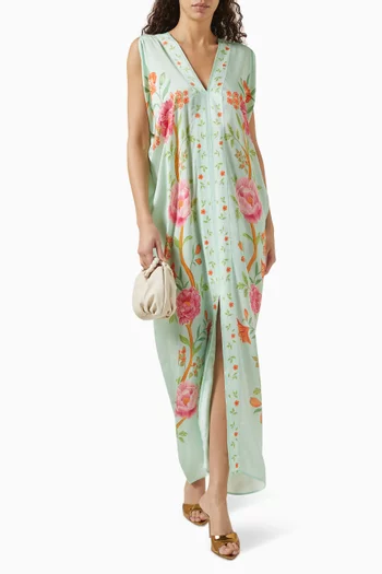 Hand Draped Kaftan in Bemberg™