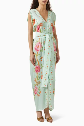 Hand Draped Kaftan in Bemberg™