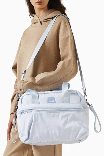 Double B Embroidered Changing Bag