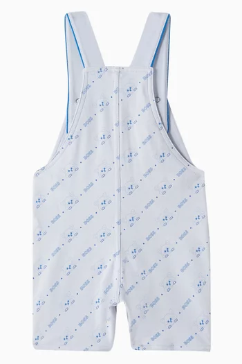 Short Dungarees in Cotton