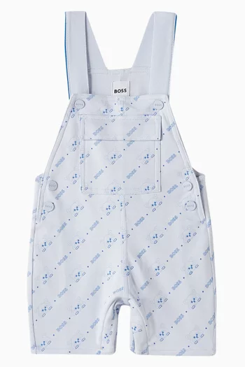 Short Dungarees in Cotton