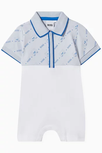 Interlock Panda Monogram Romper