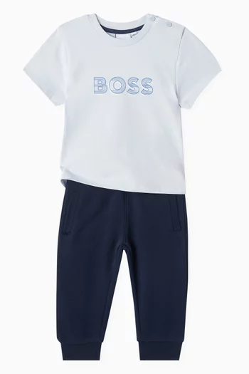 Logo-print T-shirt in Organic Cotton-jersey