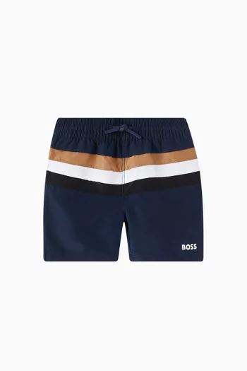 Striped Swim Shorts