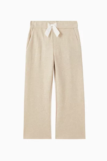 Embroidered Drawstring Sweatpants