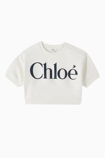 Logo T-shirt in Cotton Jersey
