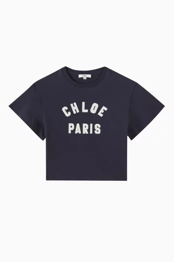 Logo Graphic T-shirt in Cotton