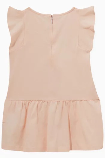 Ruffle Dress in Organic Cotton