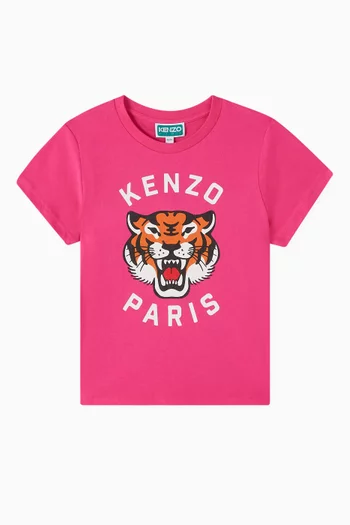 Logo Print T-shirt in Cotton