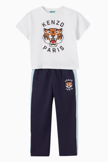 Logo Print T-shirt in Cotton