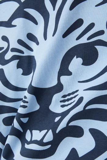 Branded Print T-shirt in Organic Cotton