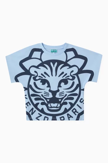 Branded Print T-shirt in Organic Cotton
