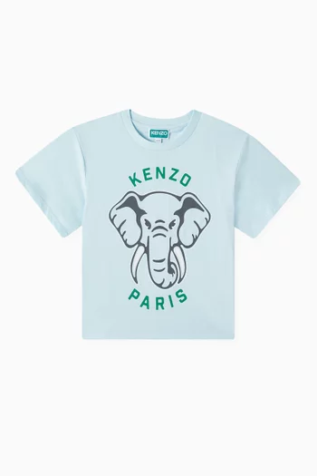 Logo Print T-shirt in Organic Cotton