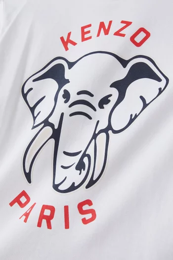 Logo Print T-shirt in Organic Cotton