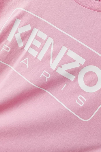 Logo Print T-shirt in Organic Cotton