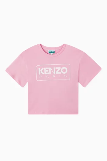 Logo Print T-shirt in Organic Cotton
