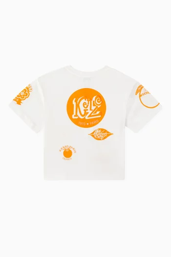 Patch Logo T-shirt in Organic Cotton