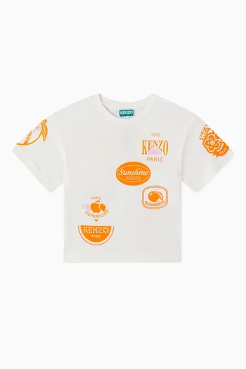 Patch Logo T-shirt in Organic Cotton