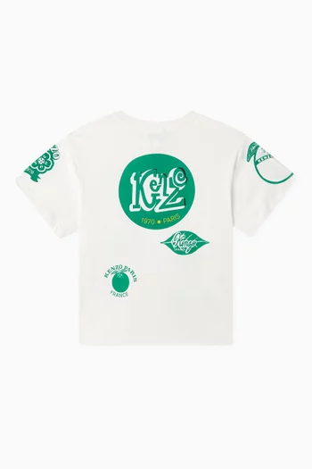 Patch Logo T-shirt in Organic Cotton
