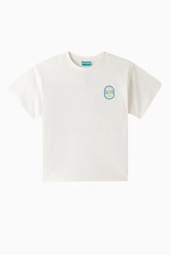 Kenzo Paris Logo T-shirt in Cotton