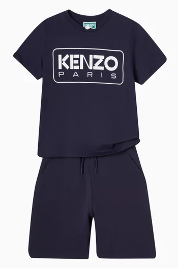 Kenzo Paris Logo T-shirt in Cotton