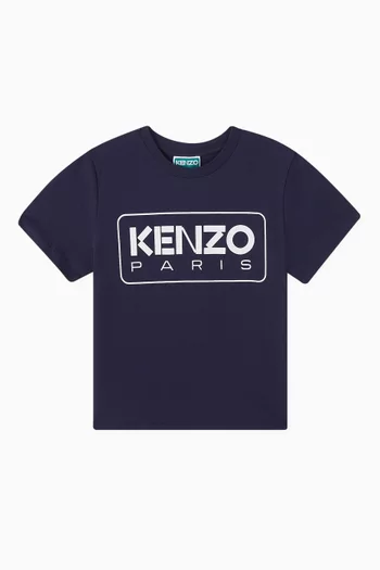 Kenzo Paris Logo T-shirt in Cotton