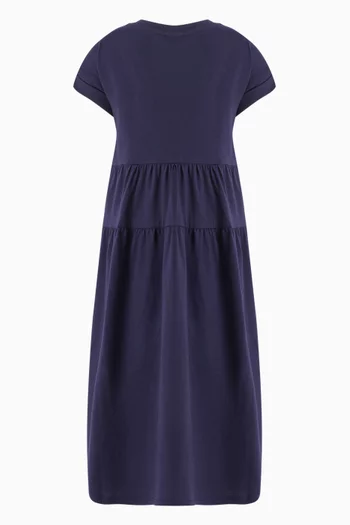 Logo-print Dress in Cotton