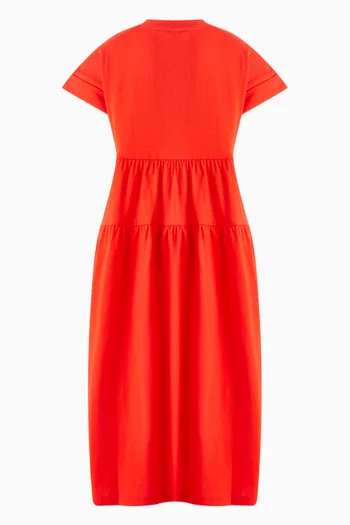Logo-print Dress in Cotton