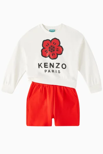 Logo Shorts in Cotton