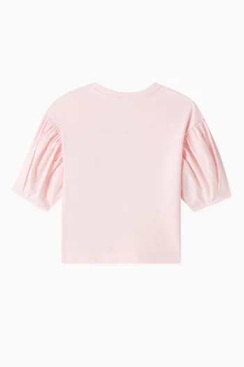 Flower Logo T-shirt in Organic Cotton