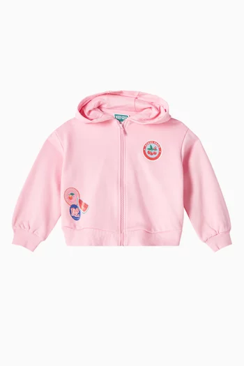 Logo-patch Hoodie in Cotton